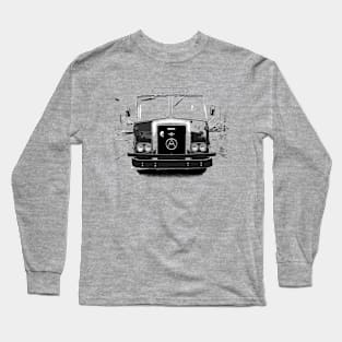 Atkinson Borderer classic 1970s heavy lorry monochrome Long Sleeve T-Shirt